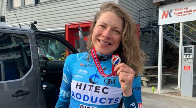 Silver for Vita Heine at Norwegian time trial championships