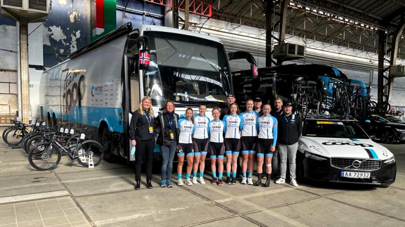 A look inside the Team Coop – Hitec Products team bus