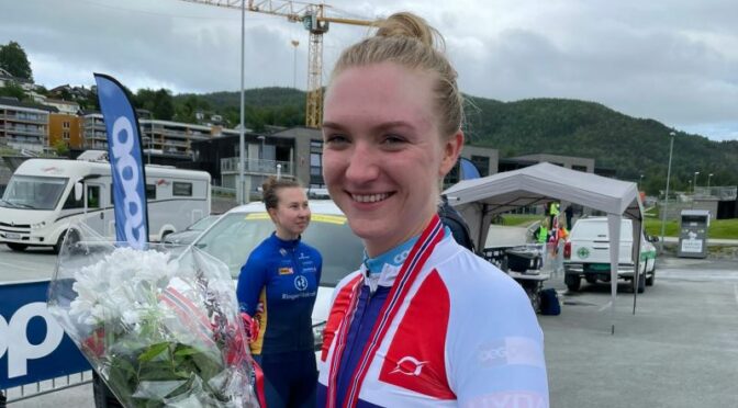Norwegian time trial title for Ane Iversen
