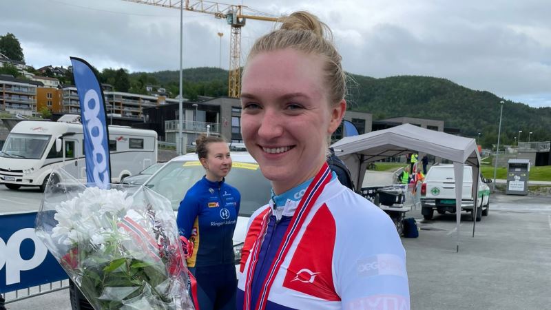Norwegian time trial title for Ane Iversen